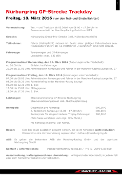 Infos zum Trackday hier runterladen