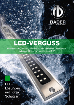 led-verguss - Bader LED Lichtsysteme