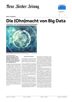 (Ohn)macht von Big Data