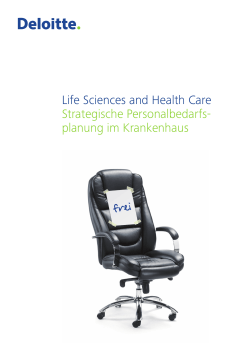 Life Sciences and Health Care Strategische