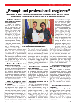 Prompt und professionell reagieren