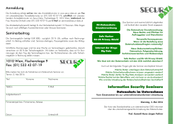 (01) 533 42 07-19 Information Security Seminare - Secur-Data