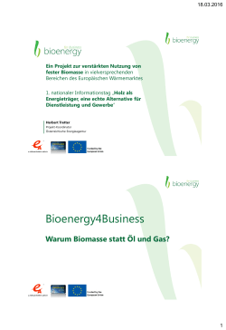 Bioenergy4Business - Österreichische Energieagentur