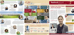 festival aktuell 1/2016 - Eifel Literatur Festival