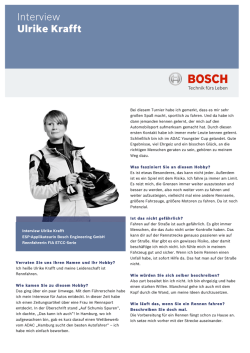 Interview Ulrike Krafft