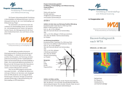 Bauwerksdiagnostik nach WTA
