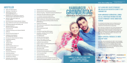 Hamburger Gründertag - Bürgschaftsgemeinschaft Hamburg