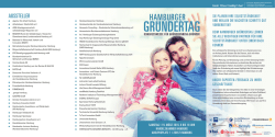 Hamburger Gr&uuml;ndertag - B&uuml;rgschaftsgemeinschaft Hamburg