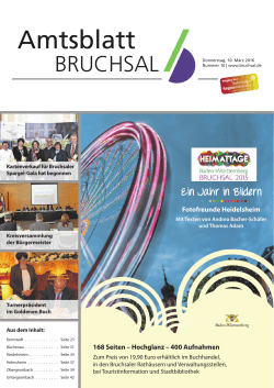 Amtsblatt - Stadt Bruchsal