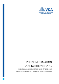 presseinformation zur tarifrunde 2016