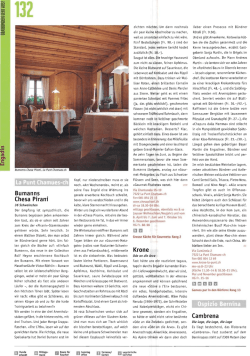 Graub&uuml;nden geht aus 2012 - Gasthaus Krone, La Punt