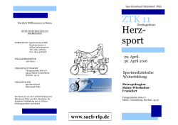 Programm ZTK 11: 29.-30. April 2016 in Mainz