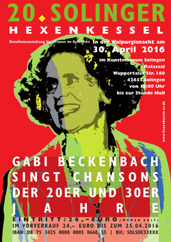 gabi beckenbach singt chansons der 20er und 30er jahre