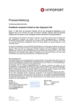 Infos - Hypoport AG