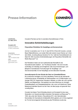 Presse-Information - Covestro Presseserver