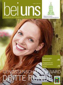 genossenschafts-award - Allgemeine Deutsche Schiffszimmerer