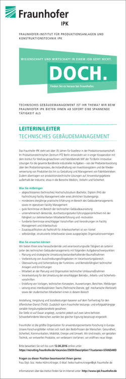 Stellenangebot als PDF