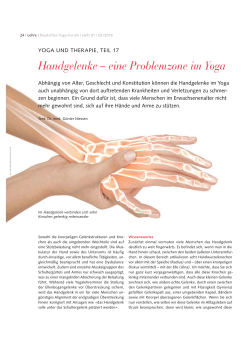 Handgelenke - Dr. Günter Niessen