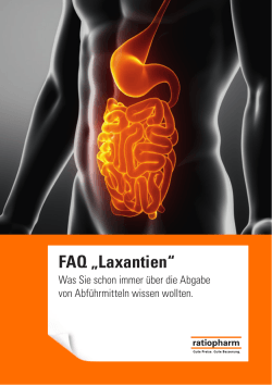 FAQ „Laxantien“ - Deutsches Apotheken Portal