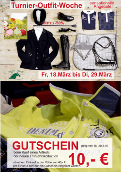 gutschein - reitsport equi-thek reitsport equi-thek