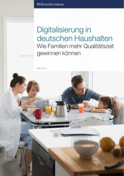 Digitalisierung in deutschen Haushalten
