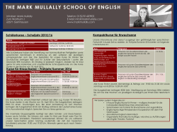 The Mark Mullally School of English