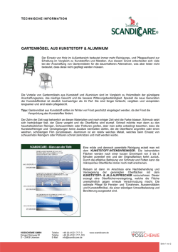 gartenmöbel aus kunststoff & aluminium