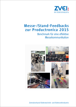 Messe-/Stand-Feedbacks zur Productronica 2015