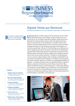 Digitale Trends aus Dortmund