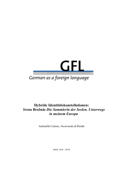 Hybride Identit&auml;tskonstellationen: Irena Brežn&aacute;s Die - GFL