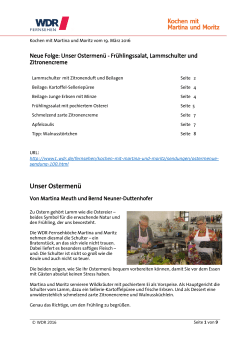 Frühlingssalat, Lammschulter und Zitronencreme [PDF, 416