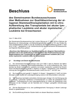 Beschlusstext (111.5 kB, PDF) - Gemeinsamer Bundesausschuss