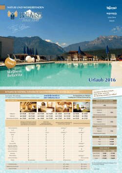 Urlaub 2016 - Bellavista Relax Hotel