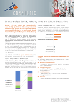 Strukturanalyse SHKL Deutschland