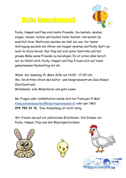 HalloGwundernas&auml; - Blauring Einsiedeln