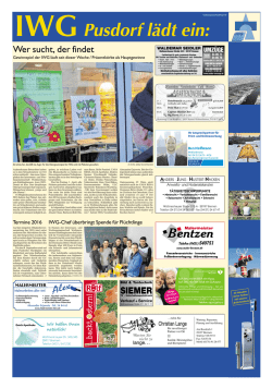 IWG Pusdorf - Weser Kurier