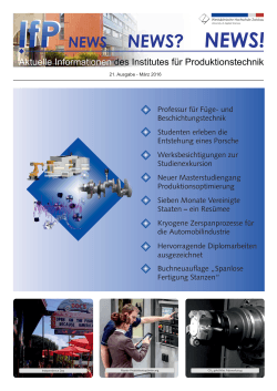 0_IfP-NEWS-Heft 21.cdr - Westsächsische Hochschule Zwickau