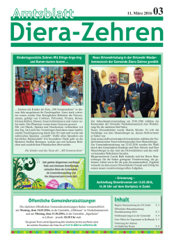 Inhalt - Diera
