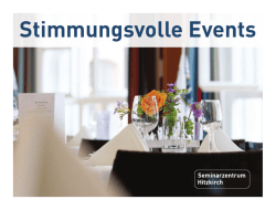 Informations-Brosch&uuml;re Event