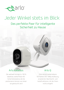 Jeder Winkel stets im Blick