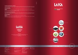 Neu: LAICA Katalog 2016 zum Download