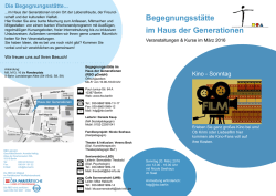 Programm - ISP Freizeitprojekte