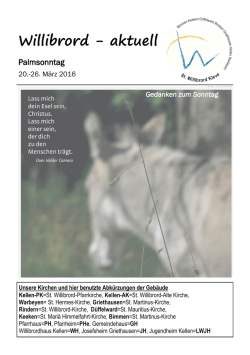 26. März 2016 - St. Willibrord