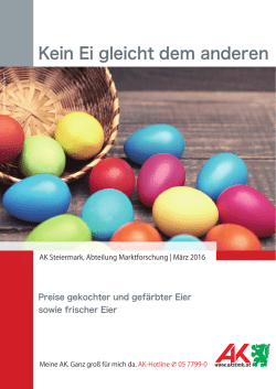 Kein Ei gleicht dem anderen