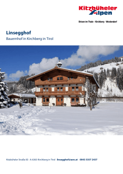 Linsegghof in Kirchberg in Tirol