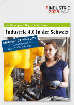 Industrie 4.0 in der Schweiz