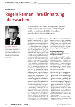 Grambow, Compliance - Regeln kennen, ihre Einhaltung