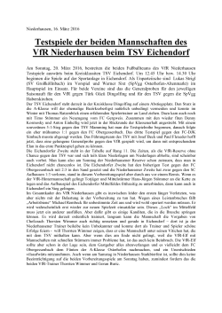 TSV Eichendorf - Niederhausen im Vilstal