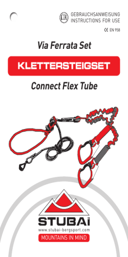 Via Ferrata Set Klettersteigset Connect Flex Tube