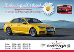Ein Besuch lohnt sich! - AutoCenter Lustenberger AG